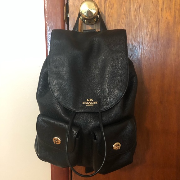 Coach Handbags - Coach F29008 Billie Pebbled Leather Backpack